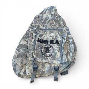 National Rifle Association Crossbody Sling Backpack NRA-ILA UCP Digital Camo Bag